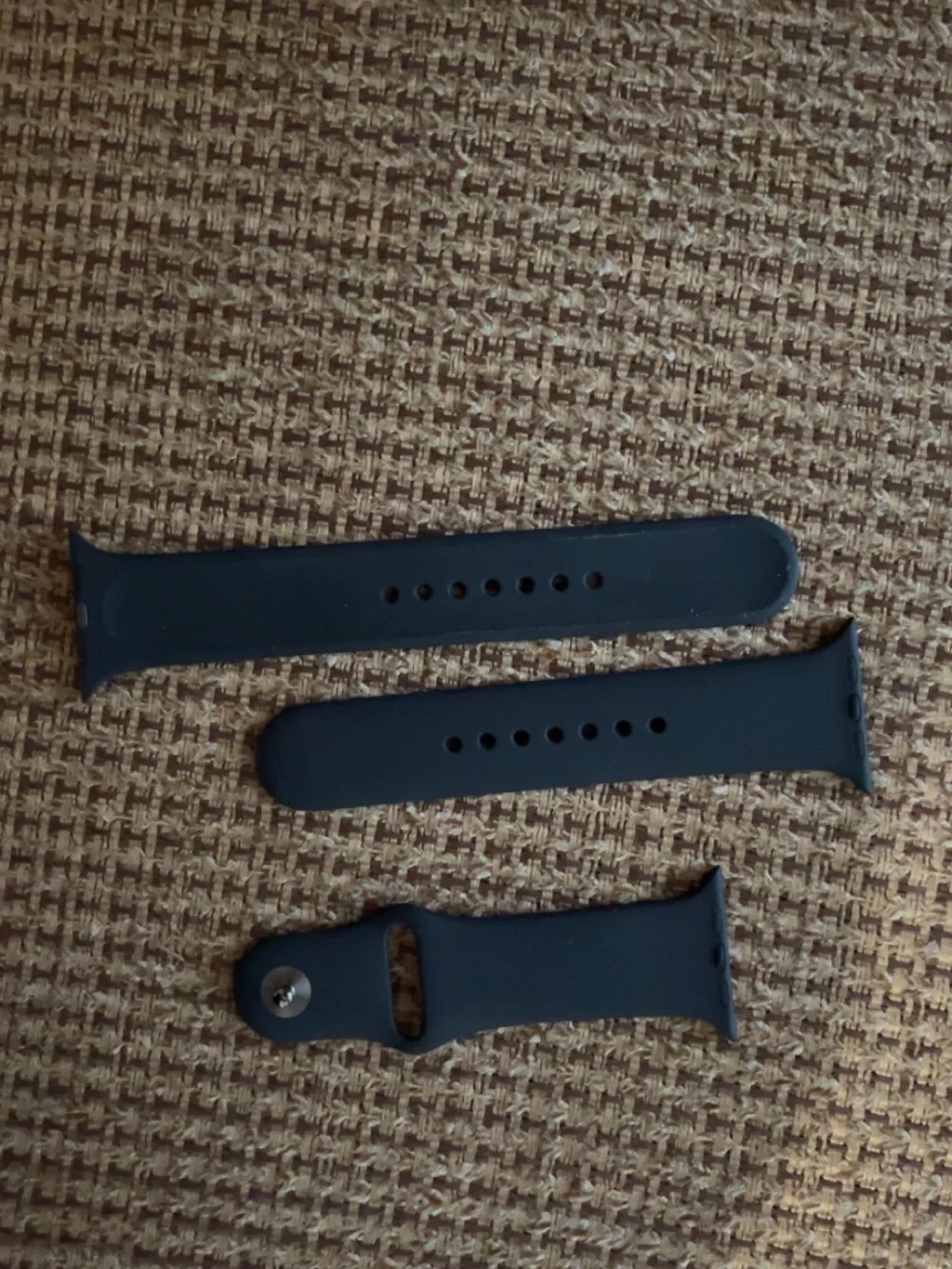 Genuine APPLE WATCH Sport Band Silicone Blue SE 44M